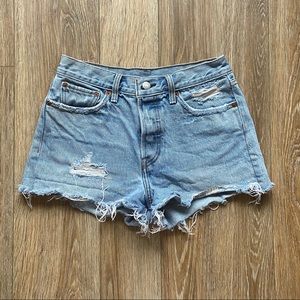 Levi cutoff shorts